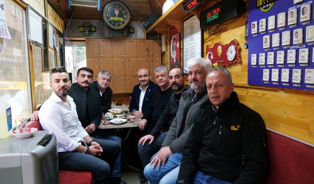 Başkan Albayrak’tan taksici esnafını ziyaret etti