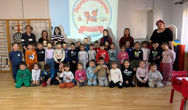 Çocuklar Deprem Haftası’nda Güvenli Davranışları Öğrendi