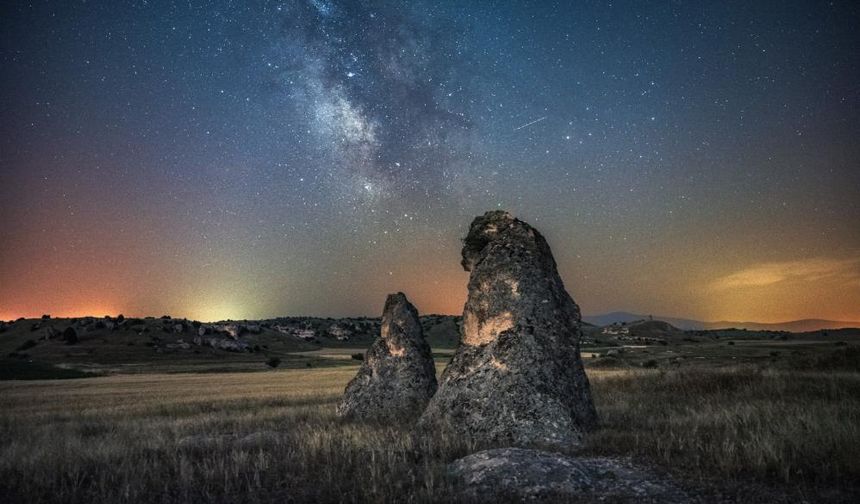 Eskişehir'den Samanyolu manzarası