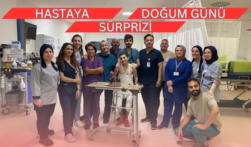 7 aydır tedavi gördüğü hastaneden jest