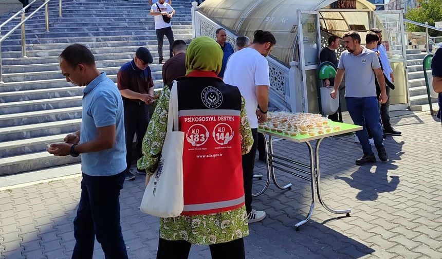 Sokakta çalıştırılan çocuklarla ilgili çalışma yapıldı