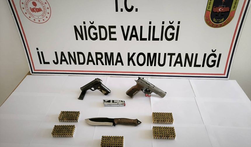 Niğde'de ruhsatsız silah operasyonunda bir şüpheli yakalandı