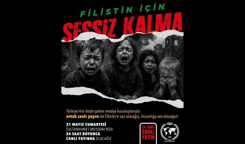 Gazeteciler Filistin İçin Nöbette