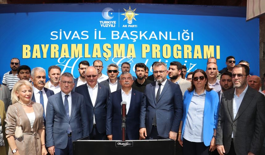 AK Parti Grup Başkanı Güler, Sivas'ta partisinin bayramlaşma programında konuştu: