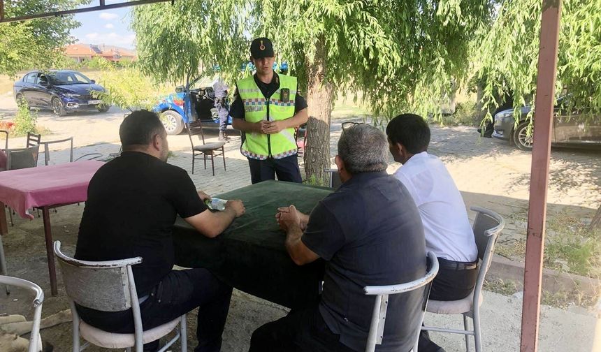 Kırşehir'de jandarma vatandaşları yangın ve boğulmalara karşı uyardı