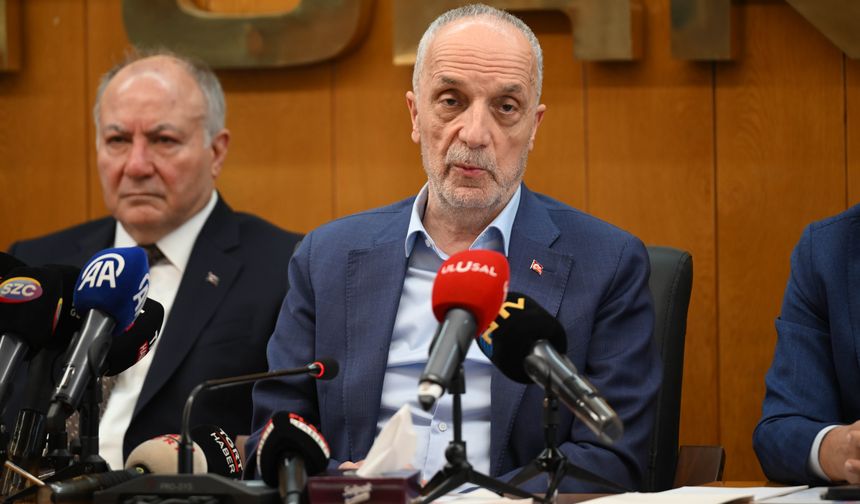 TÜRK-İŞ Genel Başkanı Atalay'dan TÜHİS'in kamu işçilerine yönelik zam teklifine ilişkin açıklama: