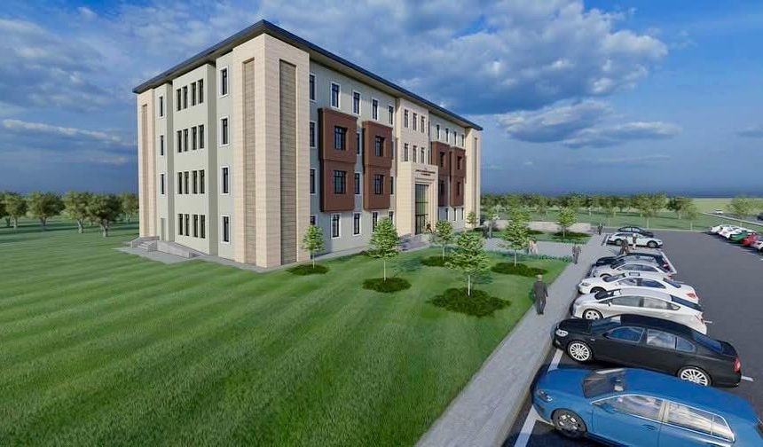Kırşehir'e çevreci uygulamalarıyla modern bir kamu hizmeti binası kazandırılıyor