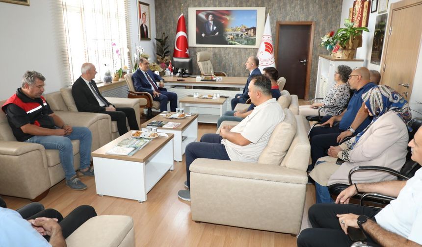 AK Parti'li Dönmez'den İl Tarım ve Orman Müdürü Çil'e ziyaret