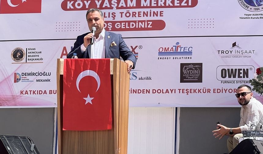 Akıncılar'da 'Köy Yaşam Merkezi' açıldı