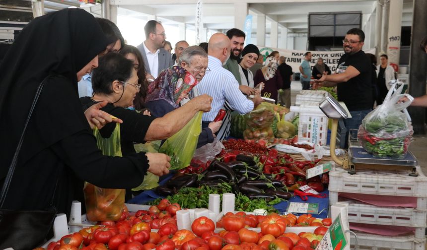 Kayseri'de 'Yüzde 100 Ekolojik Pazar' açıldı
