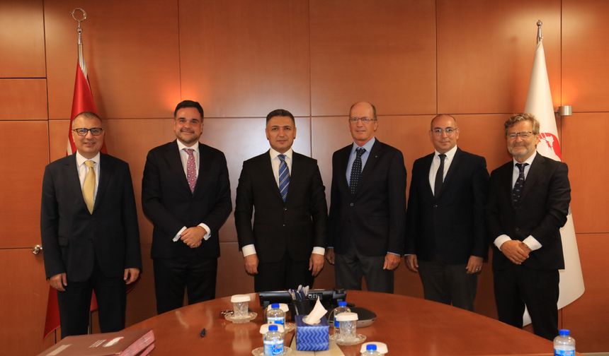Turka araç muayene ekibinden Özelleştirme İdaresi Başkanlığına ziyaret