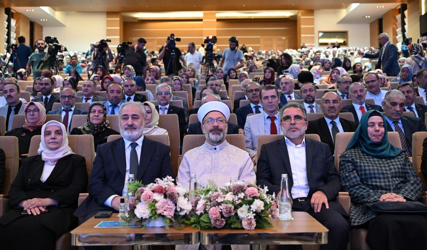 Diyanet İşleri Başkanı Erbaş, Kur'an Kursları Açılış Programı'nda konuştu: