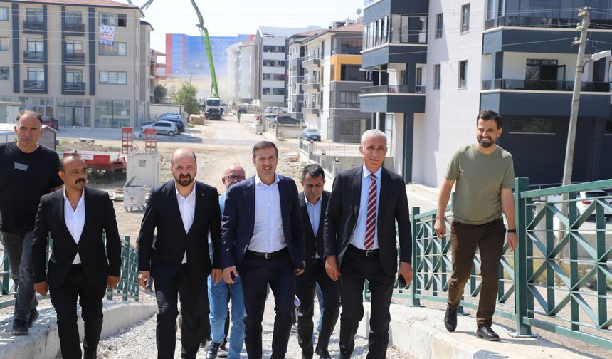 Gölbaşı Örencik'te Sukesen Deresi ıslah çalışmaları sürüyor