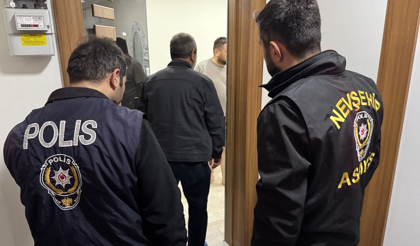 Nevşehir'de düzenlenen fuhuş operasyonlarında 3 zanlı yakalandı