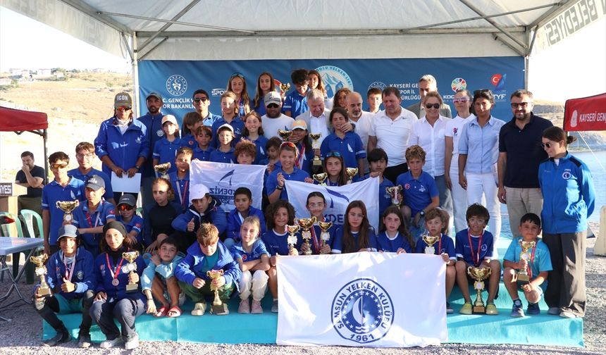 TYF Anadolu Yelken Ligi 3. Ayak Kayseri Optimist Yelken Yarışları sona erdi