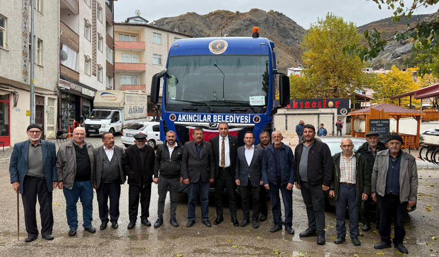 Akıncılar Belediyesi araç filosunu güçlendirdi