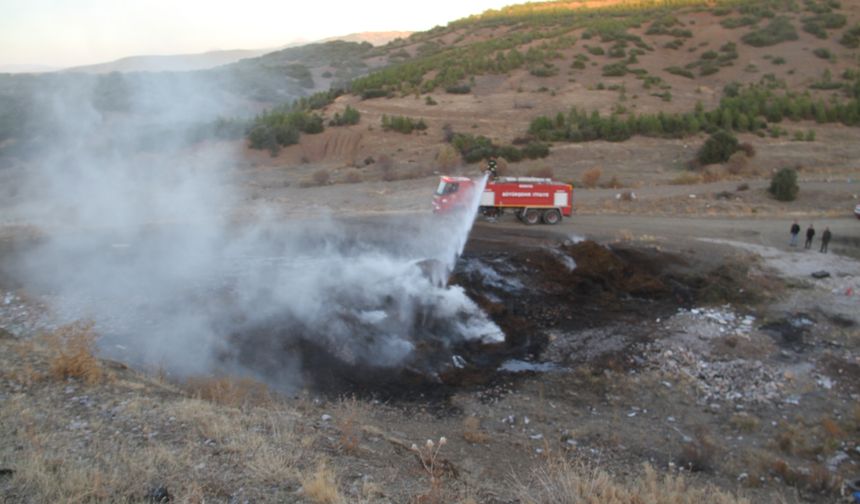 Beyşehir'deki arazi yangını büyümeden söndürüldü