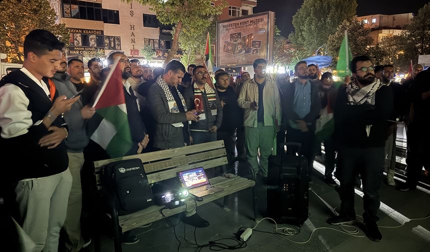 Nevşehir ve Niğde'de, İsrail'in Küresel Sumud Filosu'na saldırılarına tepki