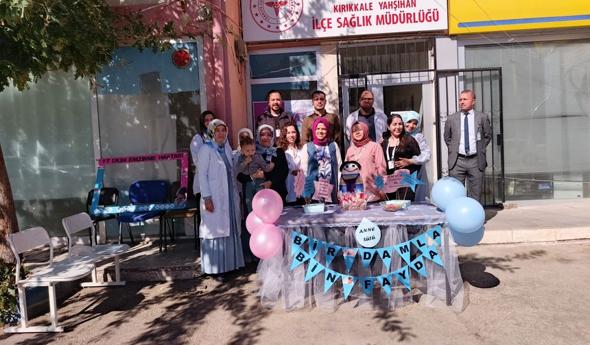 Yahşihan'da Emzirme Haftası etkinlikleri