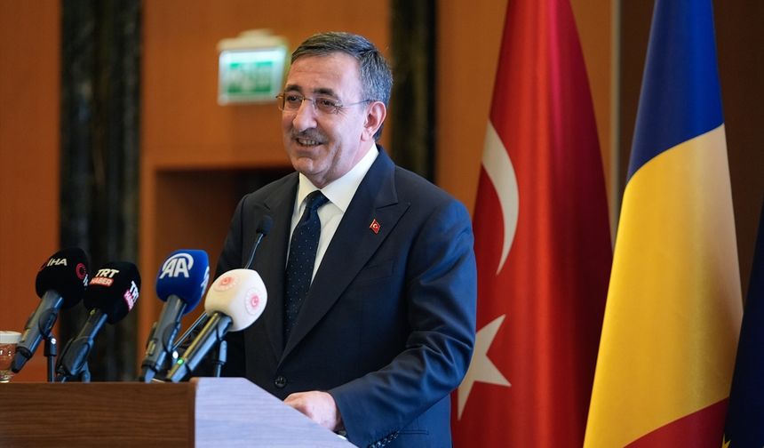 Cumhurbaşkanı Yardımcısı Yılmaz, Romanya Milli Günü Programı'nda konuştu: