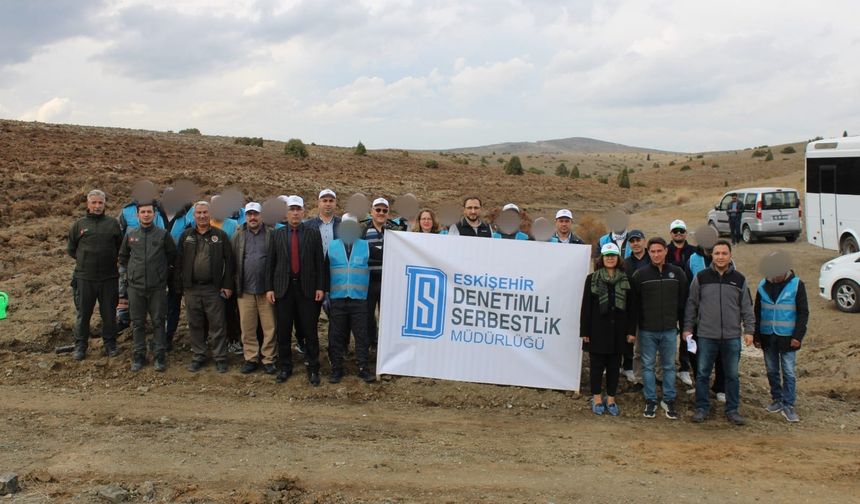 Eskişehir Denetimli Serbestlik Müdürlüğünden 'Milli Ağaçlandırma Günü'ne destek