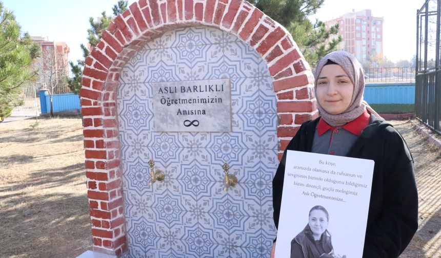 Kanserden ölen Aslı öğretmenin öğrencileri ve meslektaşlarından 'vefa' örneği