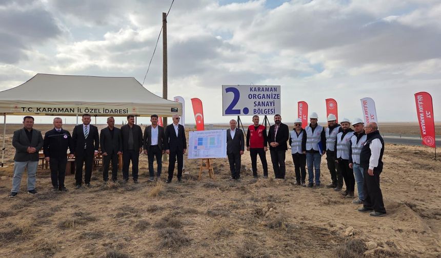 Karaman 2. Organize Sanayi Bölgesi altyapı yer teslim sözleşmesi imza töreni düzenlendi