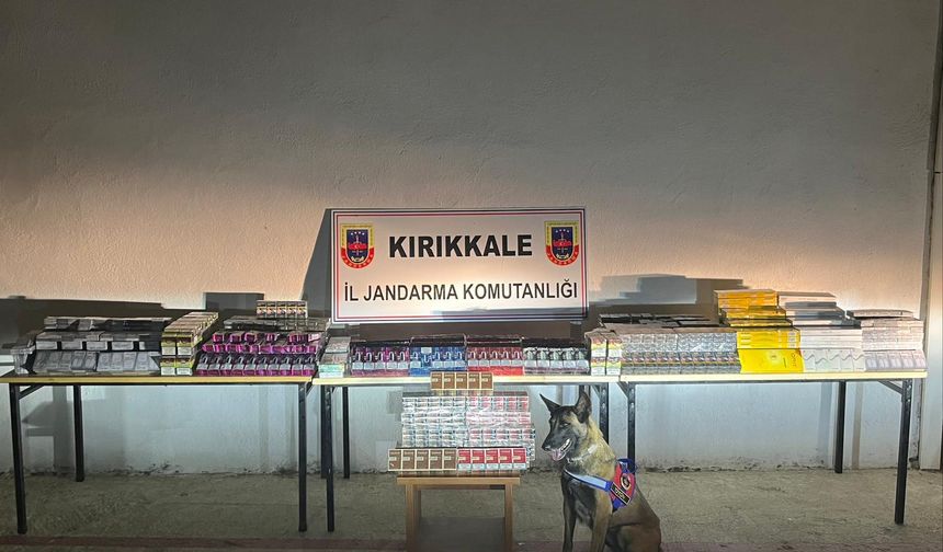 Kırıkkale'de kargo aracında kaçak tütün ürünleri ele geçirildi