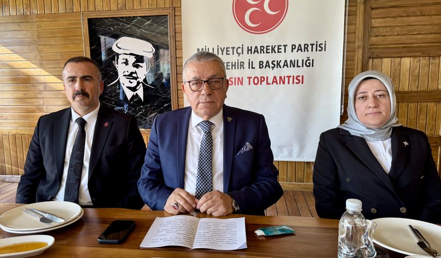 MHP Kırşehir İl Teşkilatı, basın mensuplarıyla buluştu