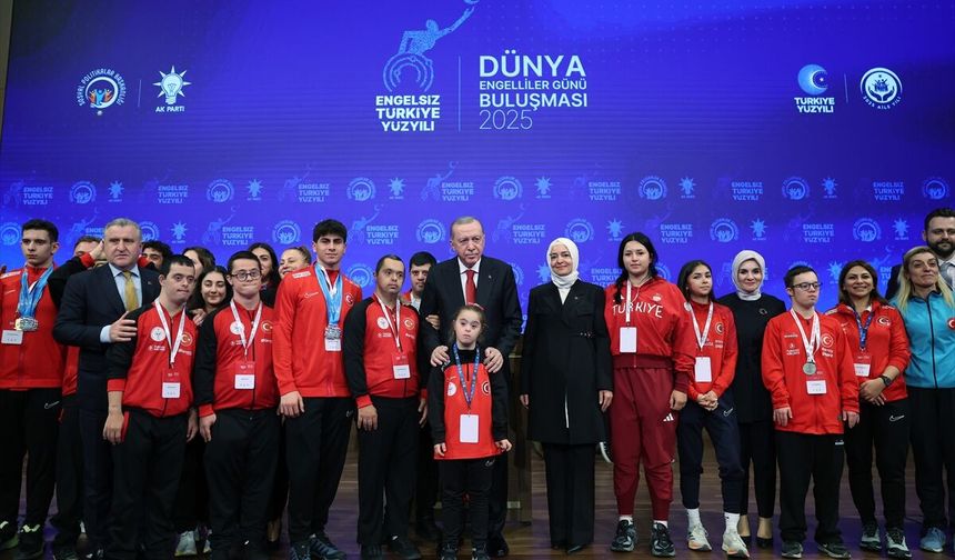 Cumhurbaşkanı Erdoğan, Engelsiz Türkiye Yüzyılı Dünya Engelliler Günü Buluşması'nda konuştu: (3)