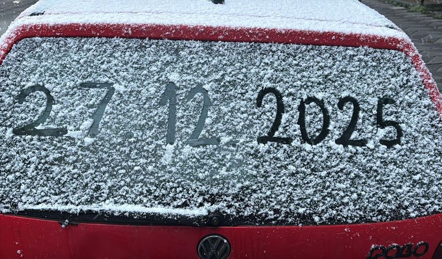 Eskişehir'de kar yağışı etkili oldu