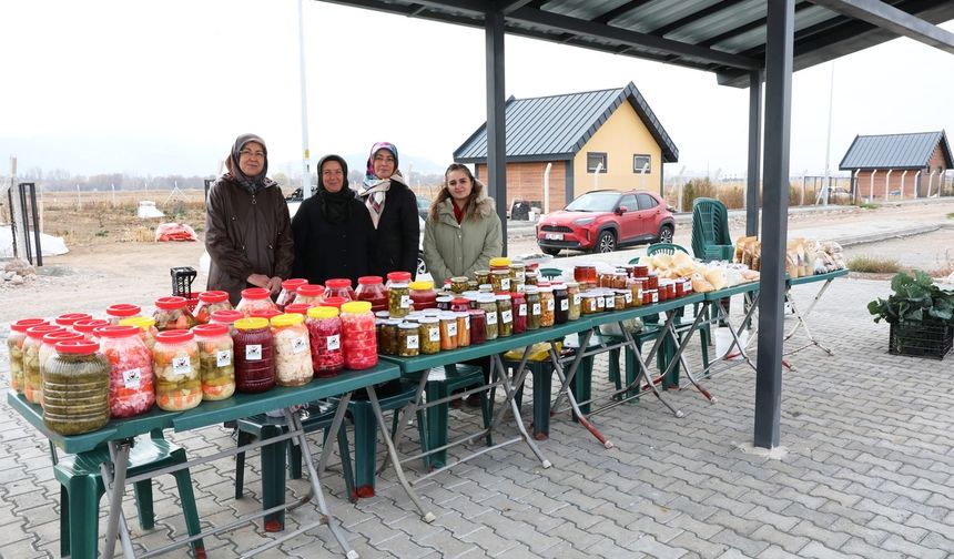 Kayseri'de Yediveren Kadın Girişimci Kooperatifi son hasadını yaptı