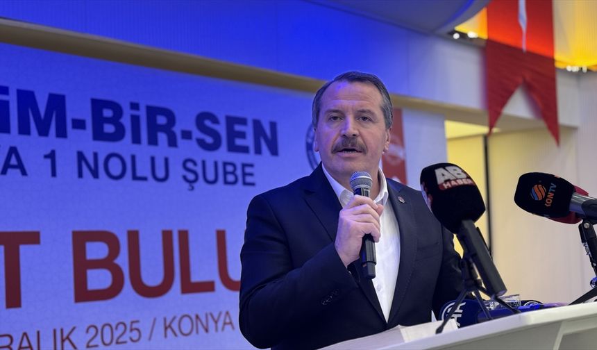 Memur-Sen Genel Başkanı Yalçın, Konya'da 'Teşkilat Buluşması' programında konuştu: