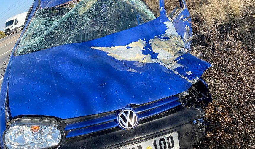 Ilgın'daki trafik kazasında 2 kişi yaralandı