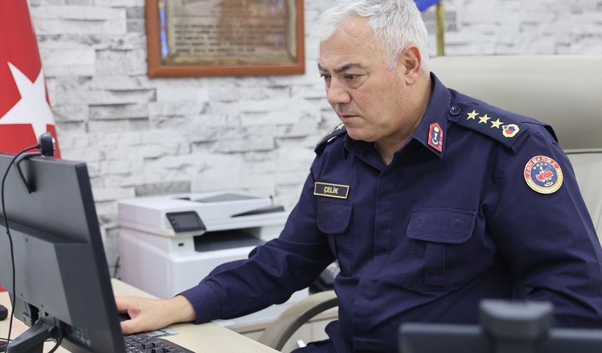 Nevşehir İl Jandarma Komutanı Çelik, AA'nın 'Yılın Kareleri' oylamasına katıldı