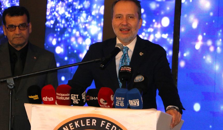 Yeniden Refah Partisi Genel Başkanı Erbakan, Eskişehir'de programa katıldı