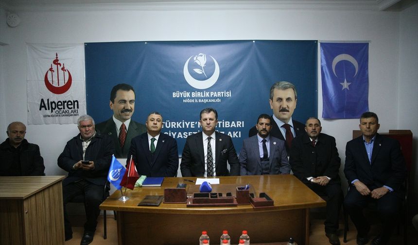 BBP Genel Başkan Yardımcısı Yörükçüoğlu, Niğde'de konuştu: