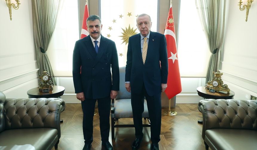 Cumhurbaşkanı Erdoğan, Adalet Bakanı Gürlek ve İçişleri Bakanı Çiftçi'yi kabul etti