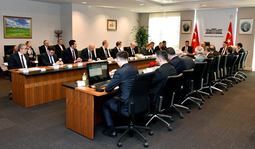 Cumhurbaşkanlığı Külliyesi'nde denetim ve teftiş toplantısı