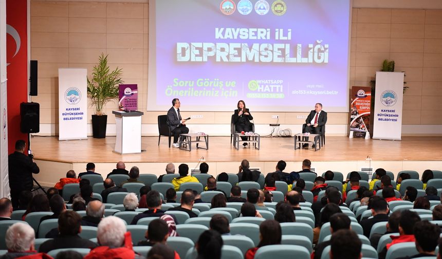 'Kayseri İli Depremselliği' programı düzenlendi