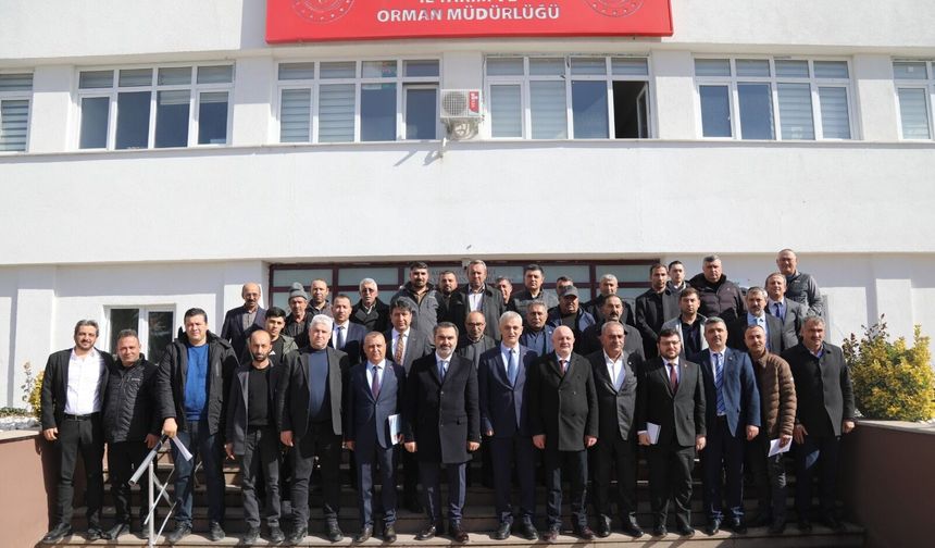 Kırıkkale'de küçükbaş hayvan yetiştiricilerinin çoban sorununa ilişkin toplantı yapıldı