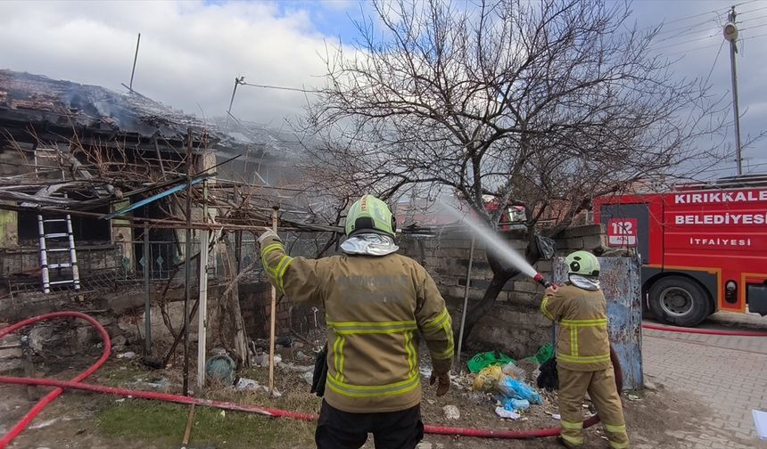 Kırıkkale'de müstakil evde çıkan yangında bir kişi ağır yaralandı