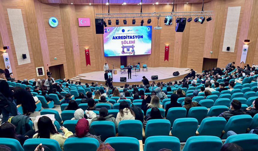 Kırşehir Ahi Evran Üniversitesinde 12 bölüme akreditasyon belgeleri verildi