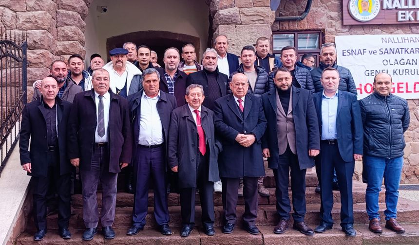 Nallıhan Esnaf ve Sanatkarlar Odası başkanlığına İrfan Yılmaz seçildi