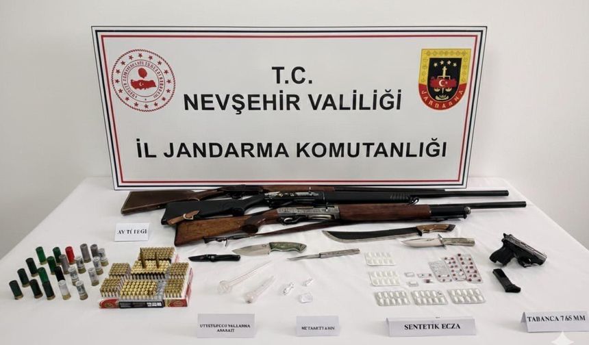 Nevşehir'de uyuşturucu operasyonunda 4 şüpheli tutuklandı
