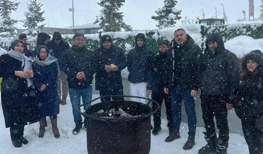 Sivas'ta şehit ve gazi çocukları Yıldız Dağı'nda eğlendi