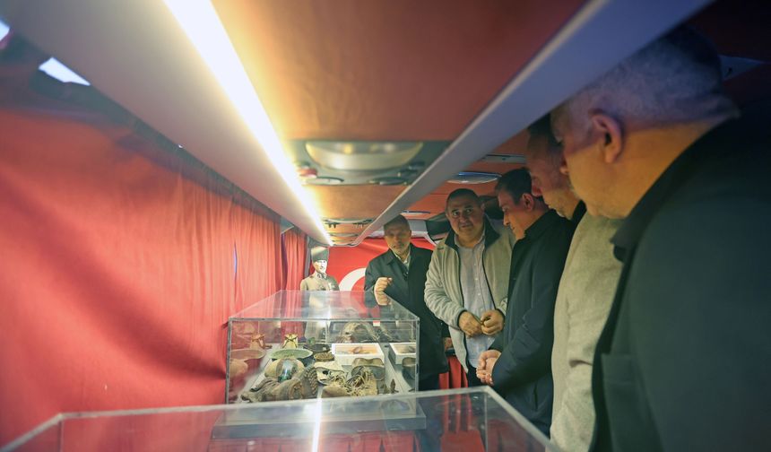 Talas'ta otobüslere kurulu 2 gezici müzenin açılışı yapıldı