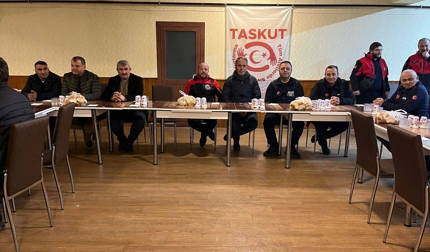 TASKUT gönüllüleri iftar sofrasında bir araya geldi