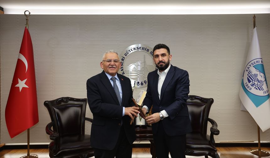 TÜGVA Genel Başkanı Beşinci, Büyükkılıç'ı ziyaret etti