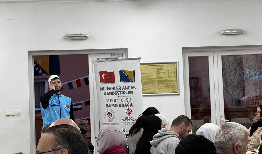 Türkiye Diyanet Vakfı, Srebrenitsa'da iftar programı düzenledi